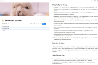Journal AI screenshot